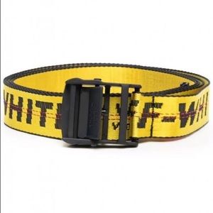 Off-White Yellow Industrial Belt
